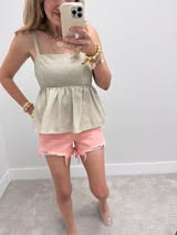 Taupe Floral 2 Piece Set