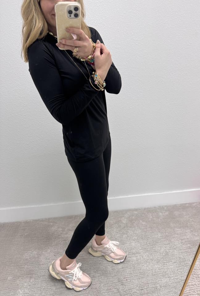 Black Brushed DTY Microfiber Lounge Wear Set