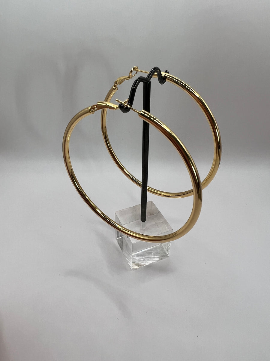 Large Gold Hoop Cactus Joys