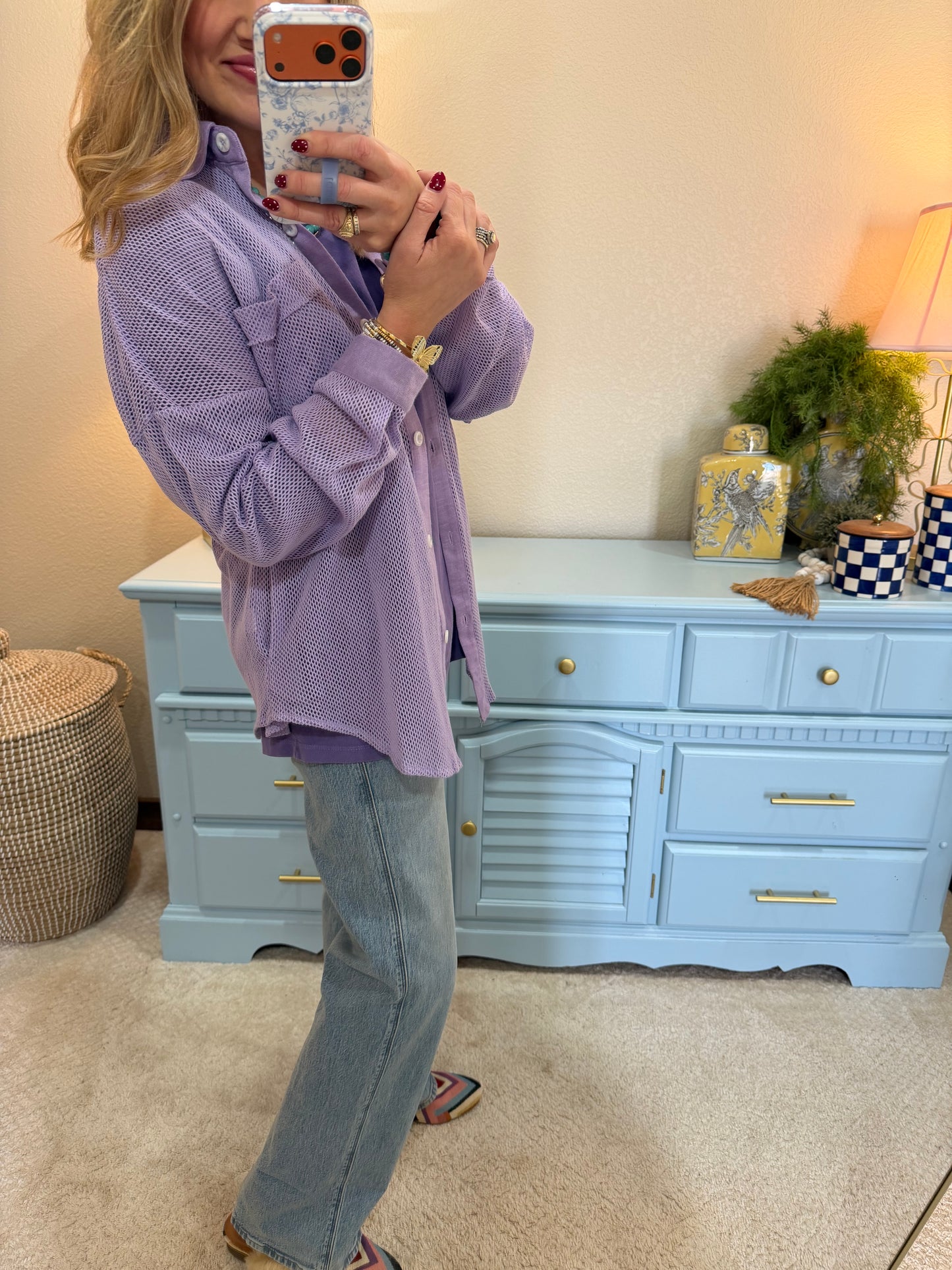 High Rise Cuffed Wide Leg Jeans