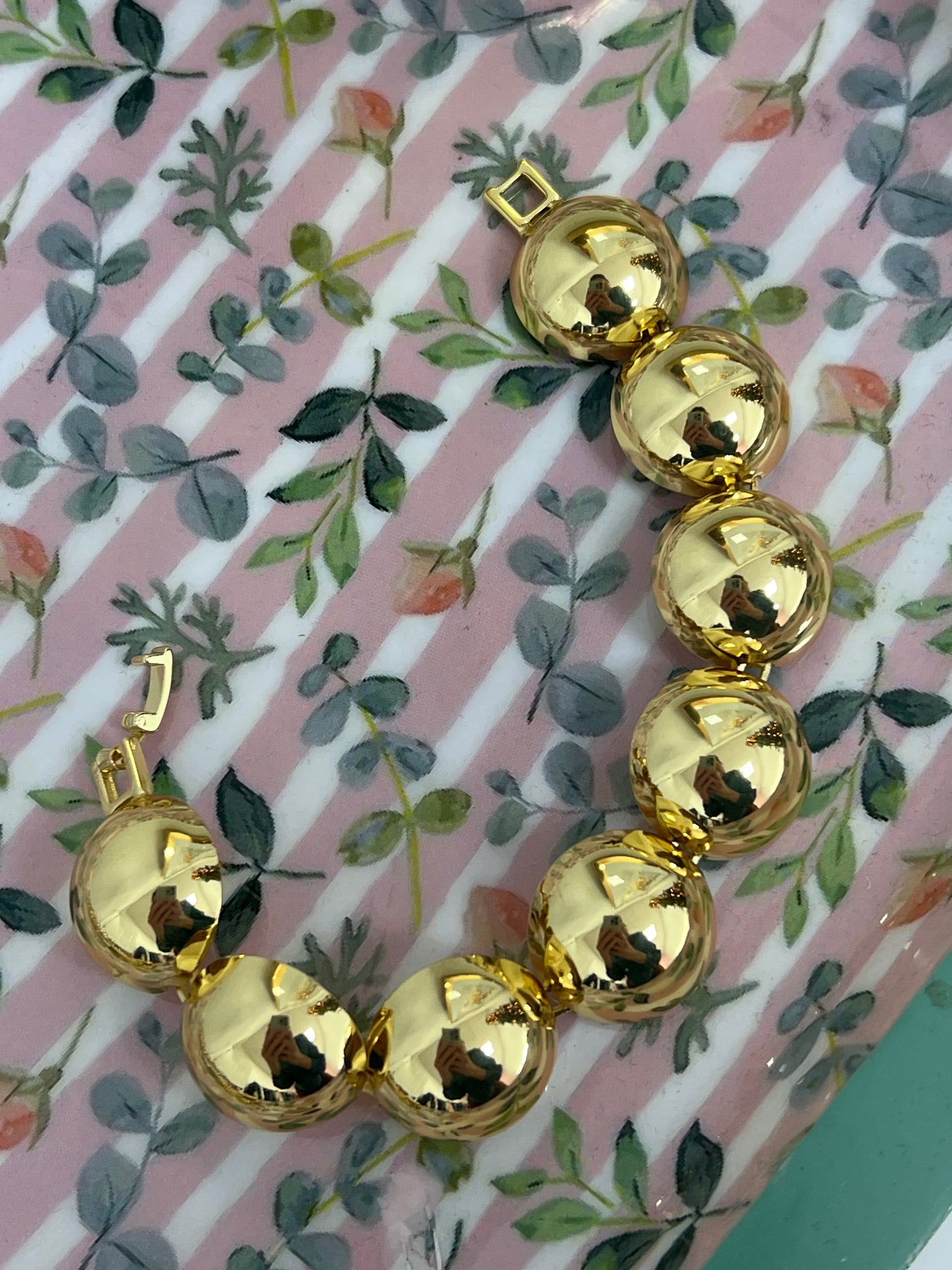 Gold Studded Ball Bracelet