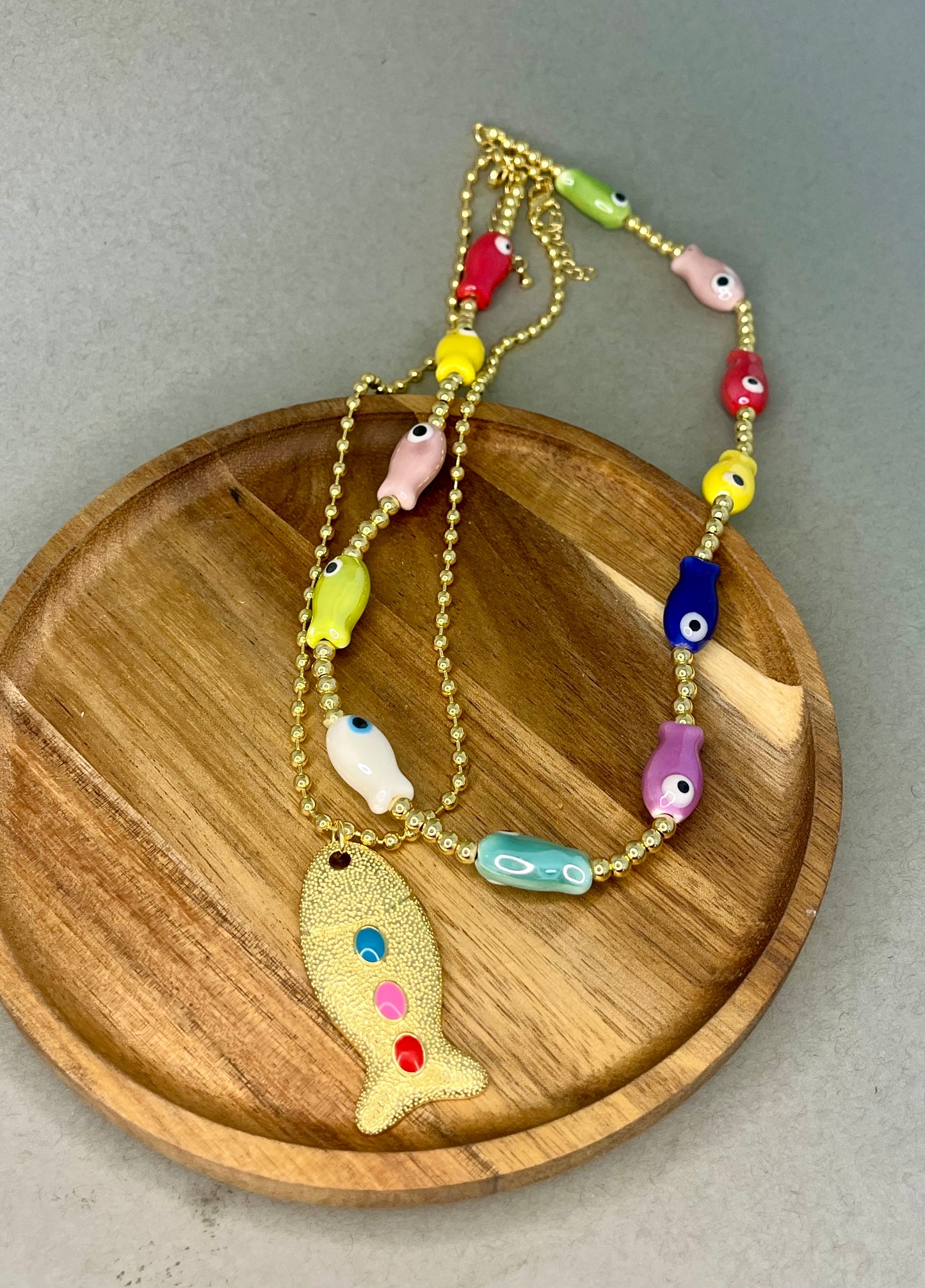All Around Fish Necklace