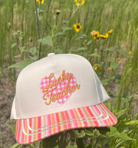 Lucky Teacher Trucker Hat
