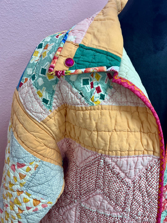 Handmade Quilted Jacket #396