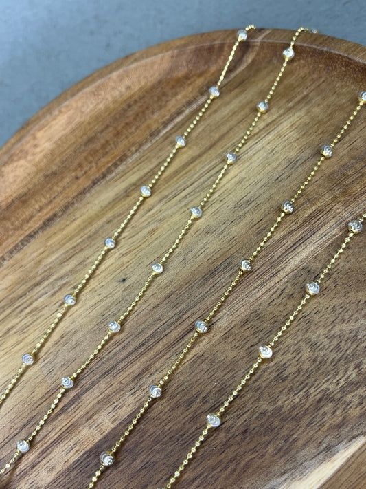 16" Lux Gold/Silver Chain
