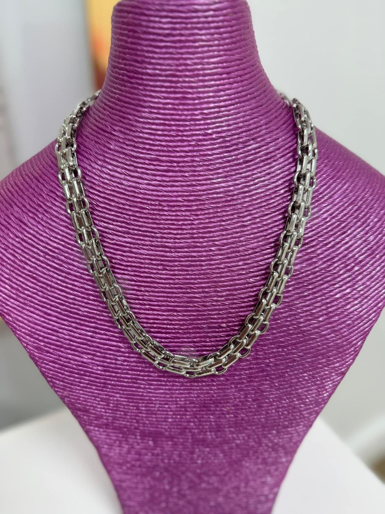 Double Strand Necklace (Silver and Gold)