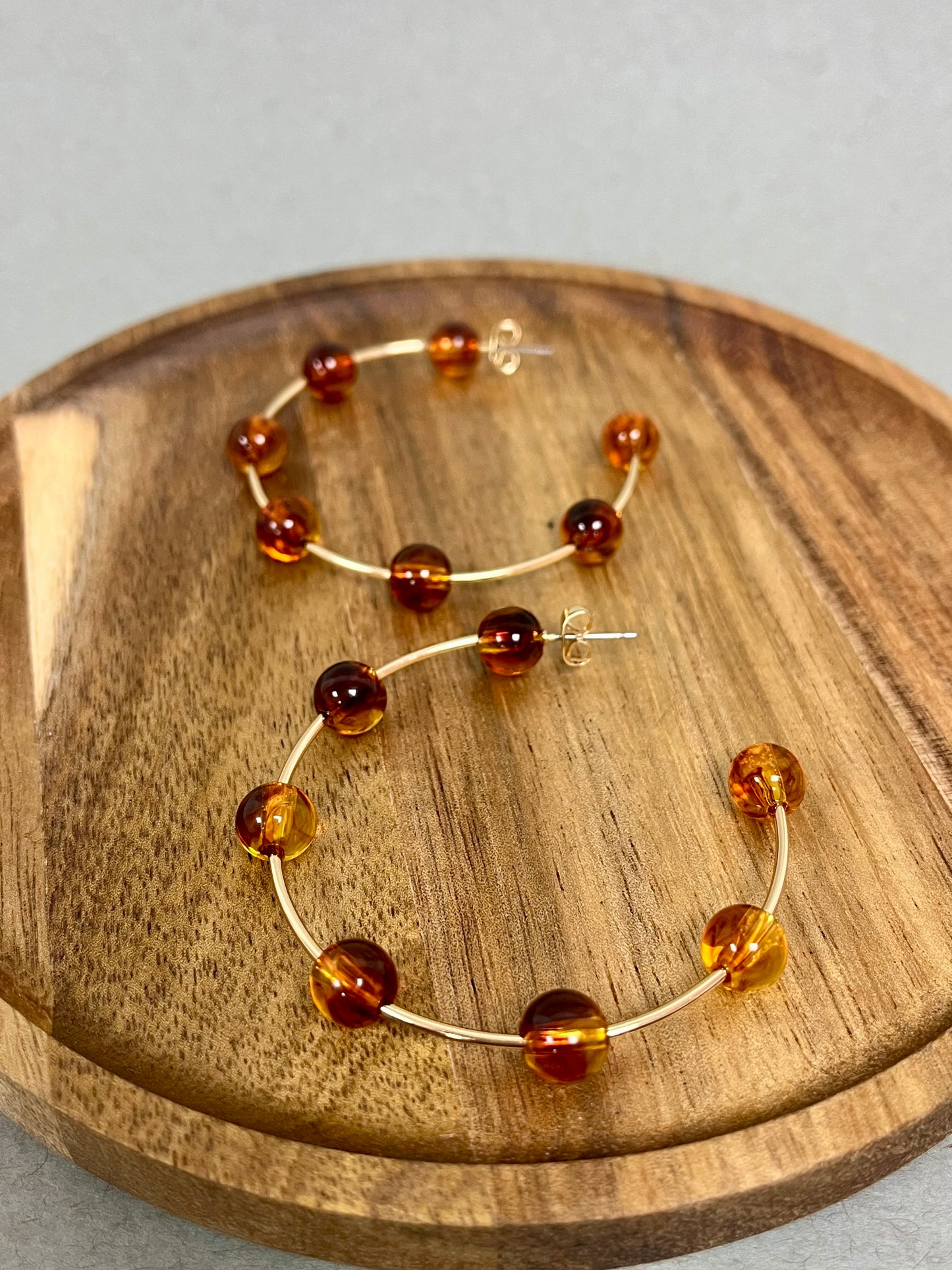 Tortoise Spaced Ball Hoops