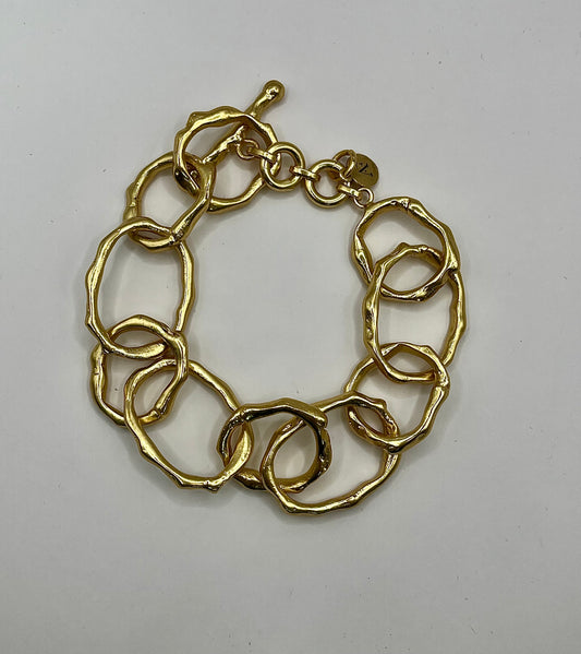 Antique Luxe Toggle Chain Bracelet