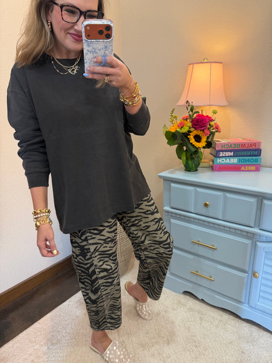 Black Oversized Long Sleeve