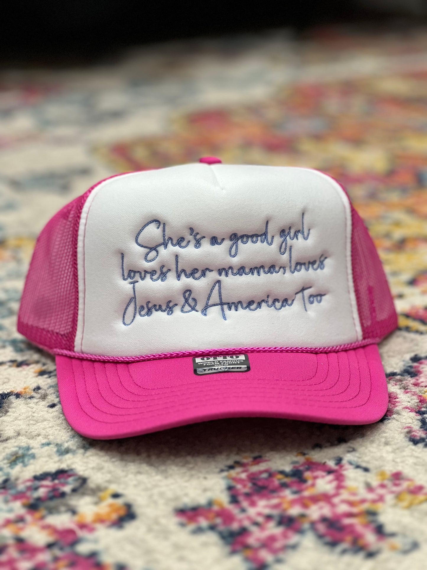 Shes a Good Girl Trucker Hat (Multiple Colors)