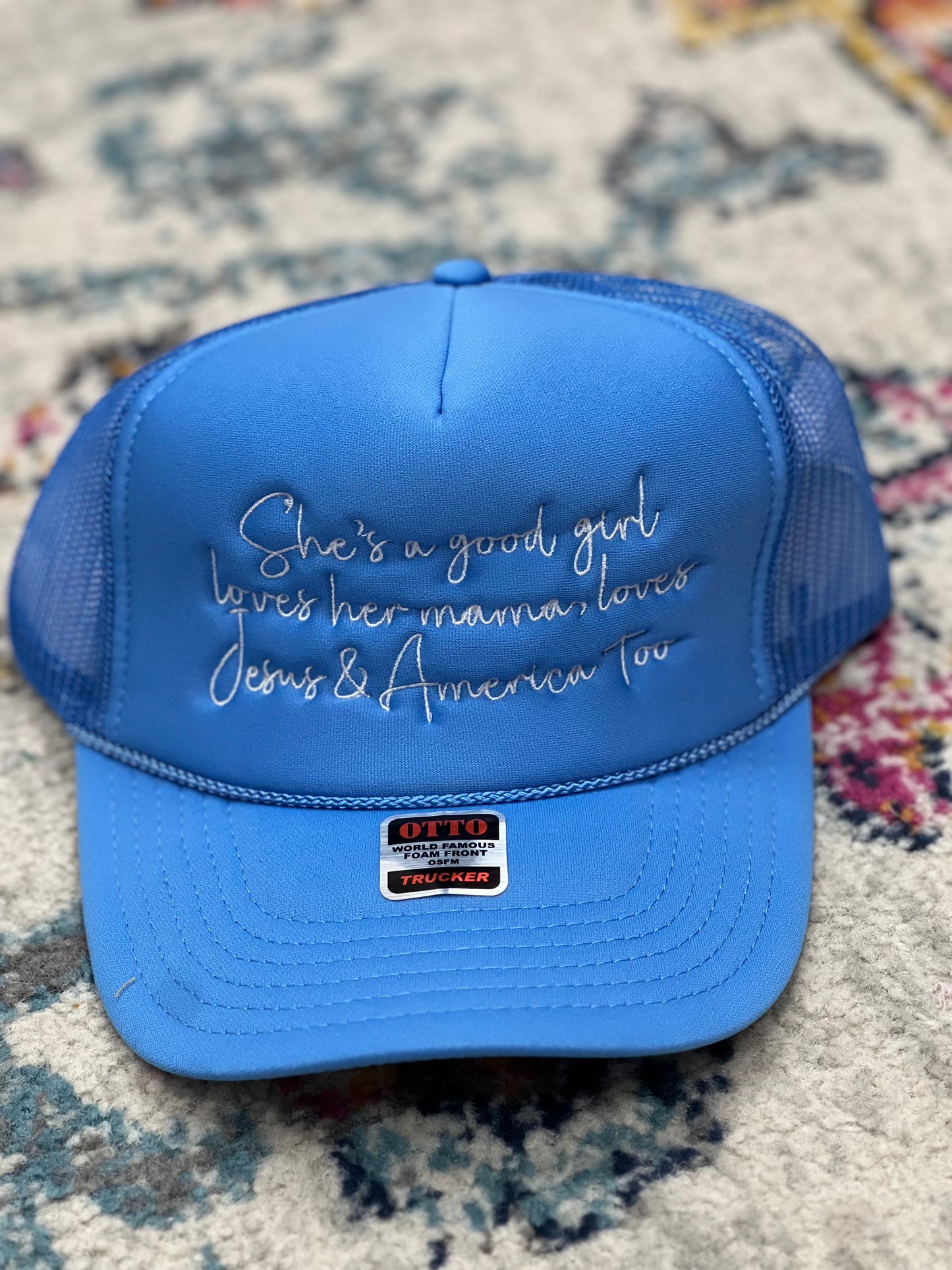 Shes a Good Girl Trucker Hat (Multiple Colors)