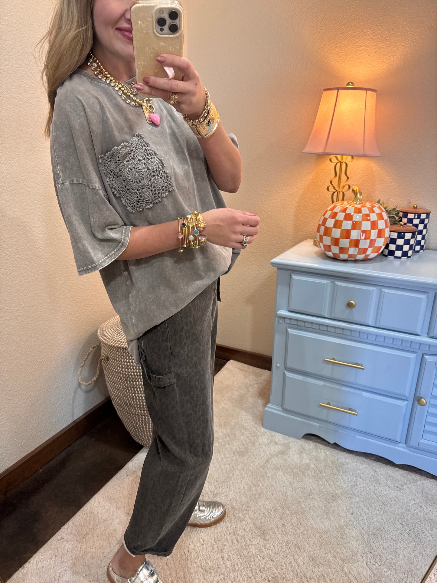 Ash Short Sleeve Pocket Detail Top