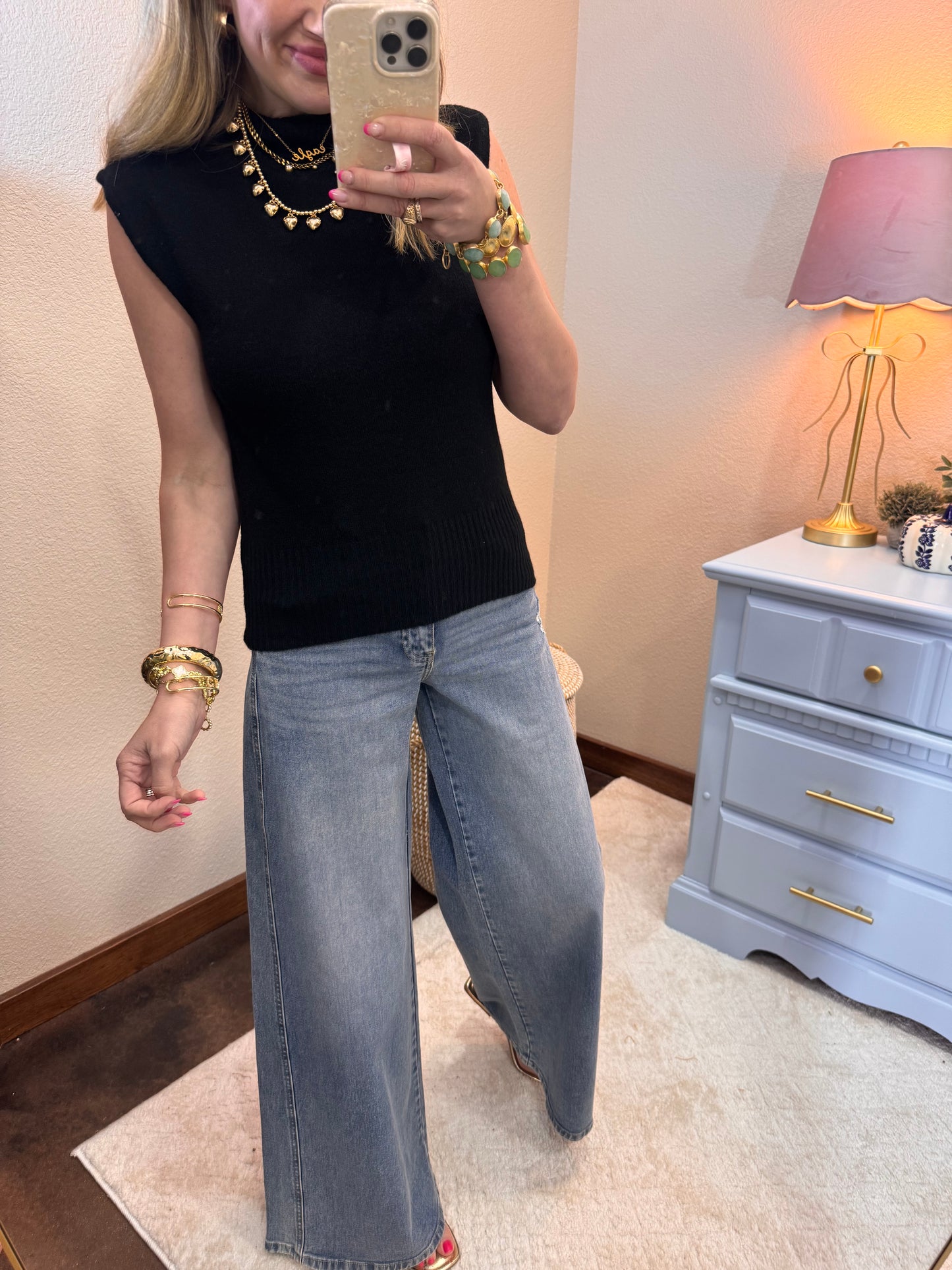 KanCan Mid Rise Super Wide Leg Jeans PRE ORDER