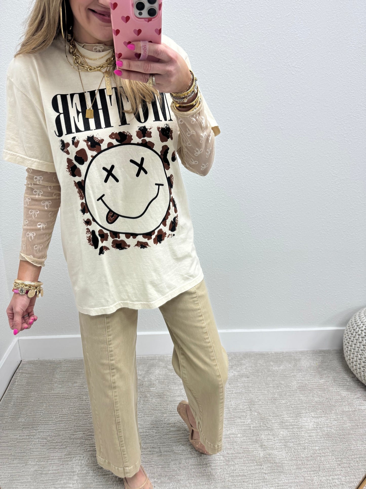Mother Leopard Graphic Tee