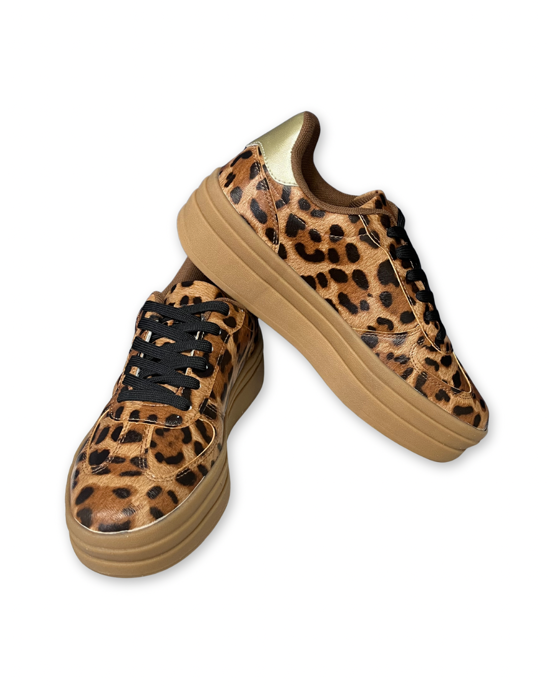 Leopard Platform Sneakers