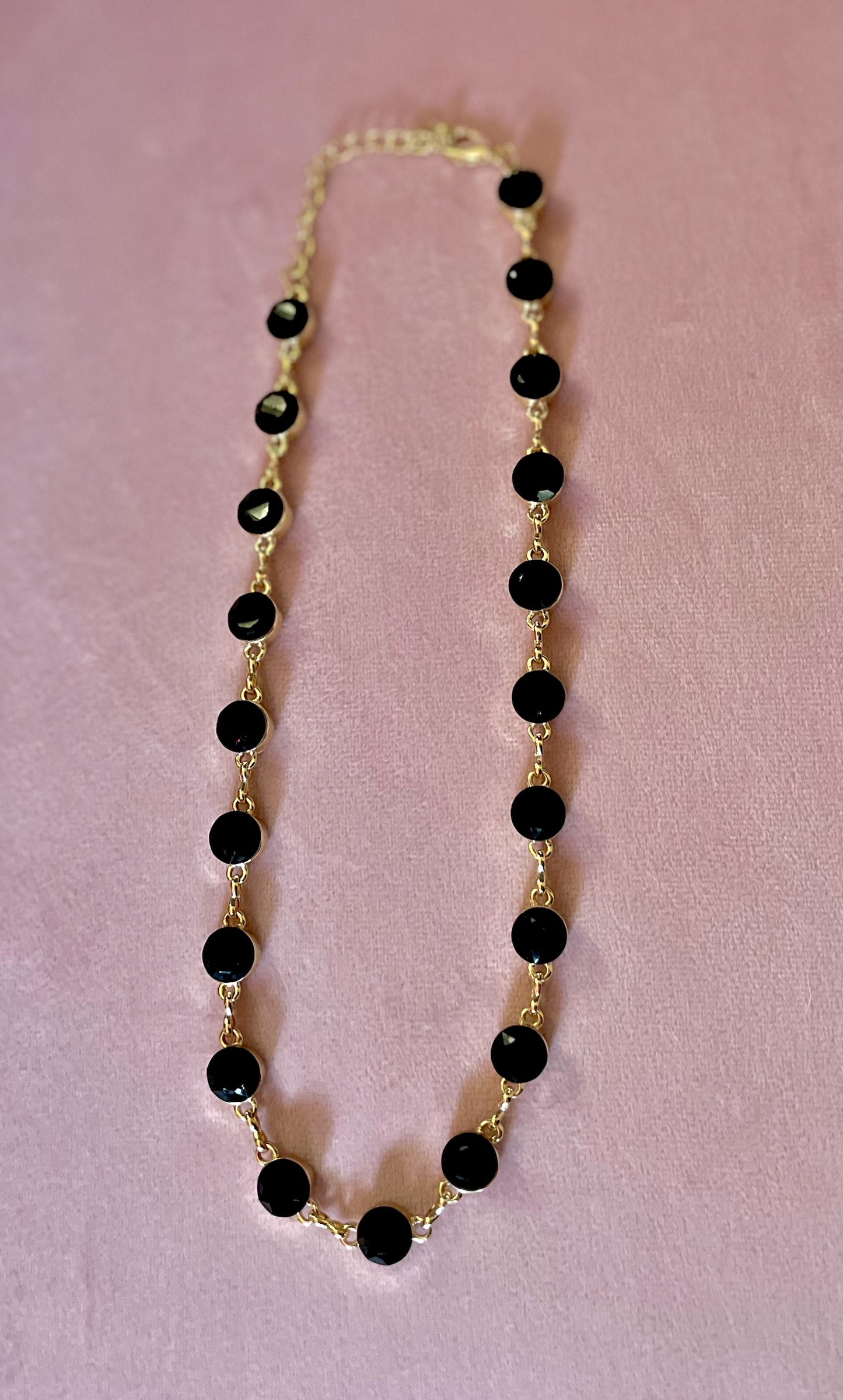 Black Crystal Necklace