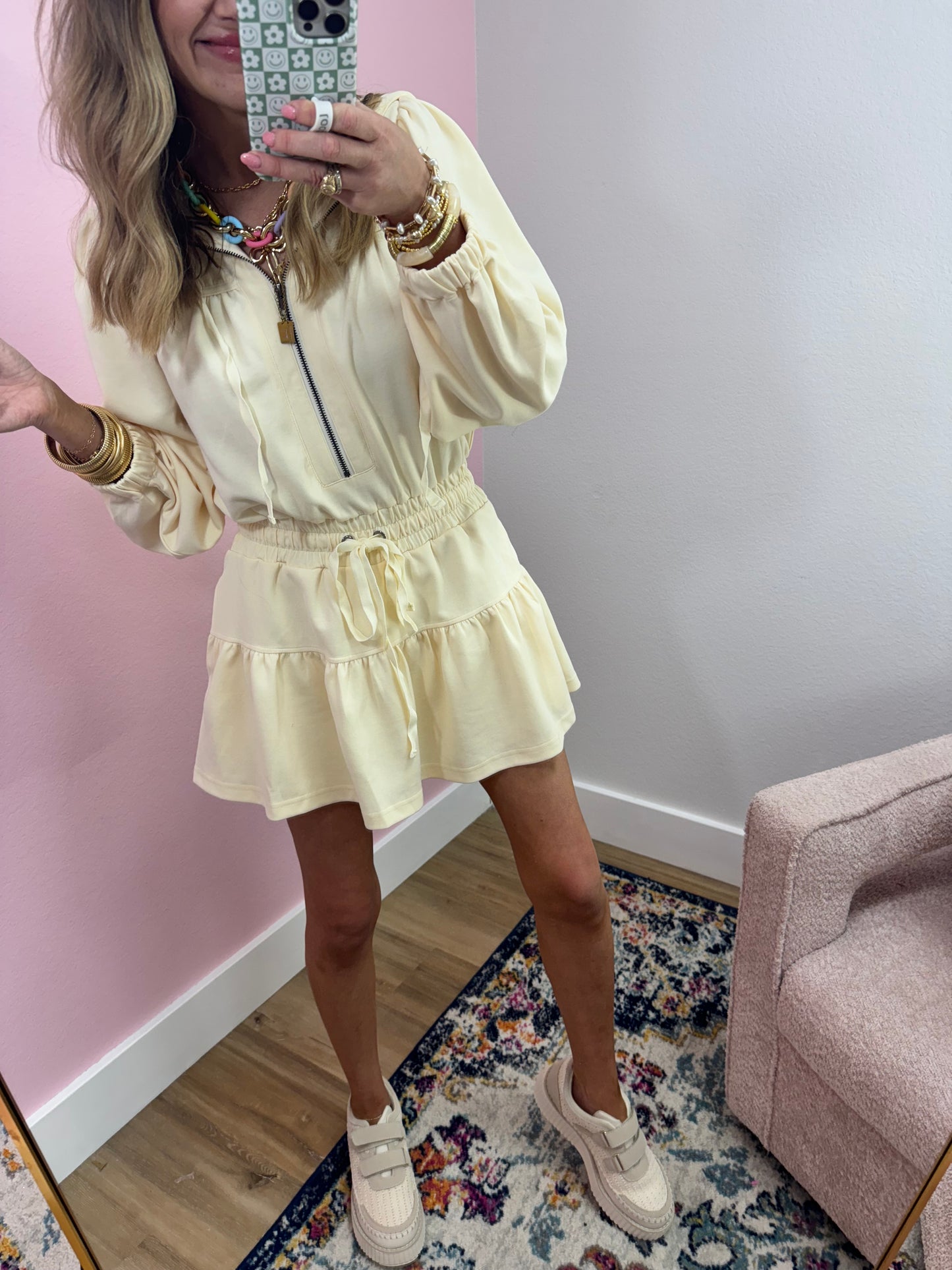 Chunky Pastel and Gold Link Necklace FS