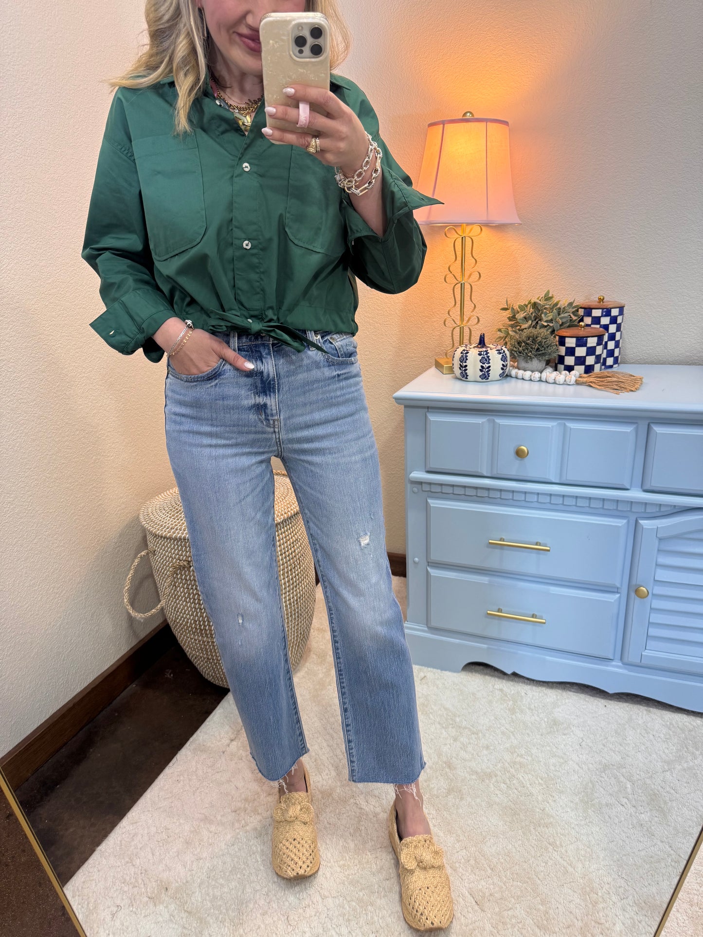 DAZE Marina Vintage Sundaze Crop High Rise Straight Jeans