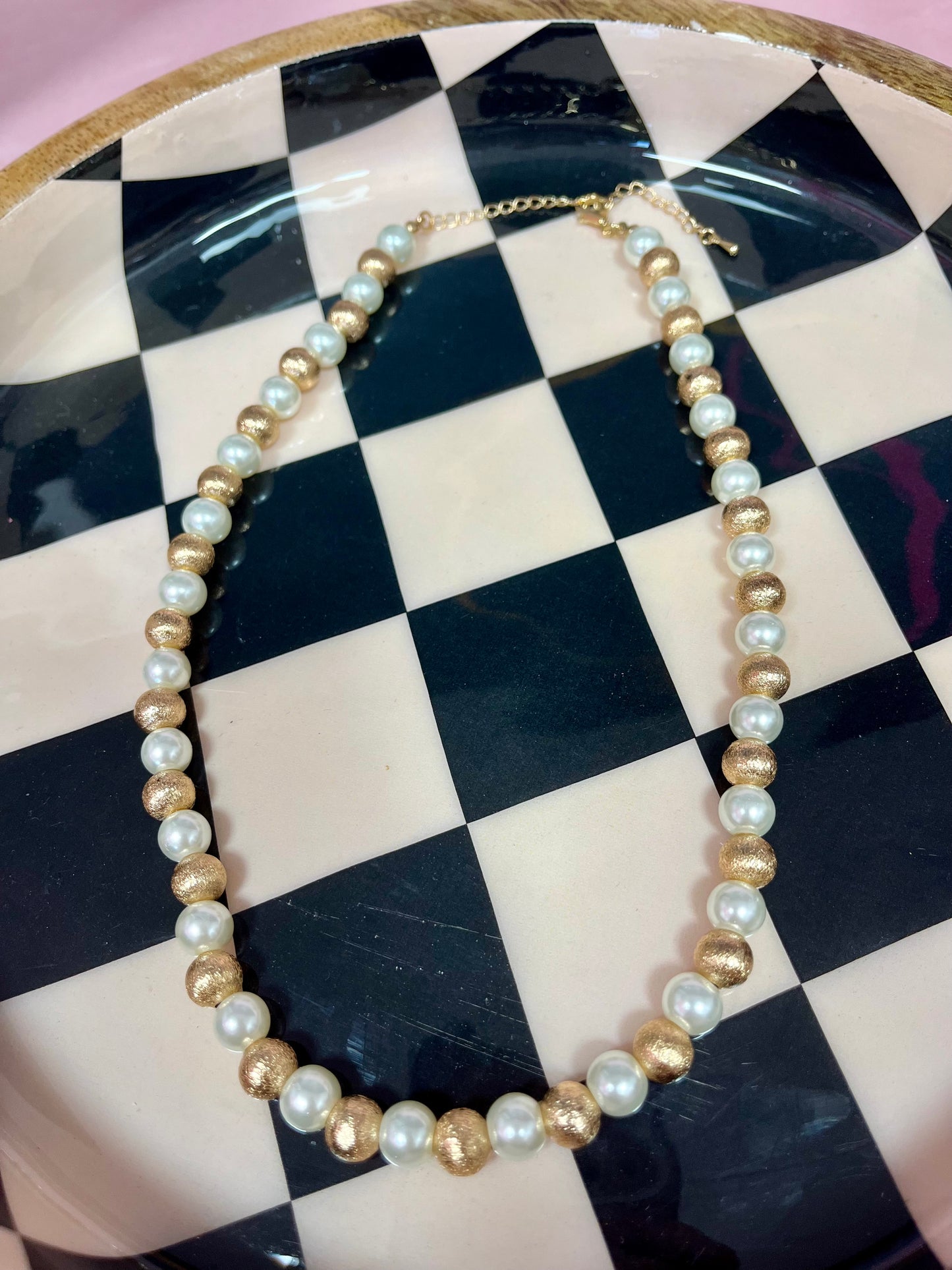 Pearl and Gold Necklace