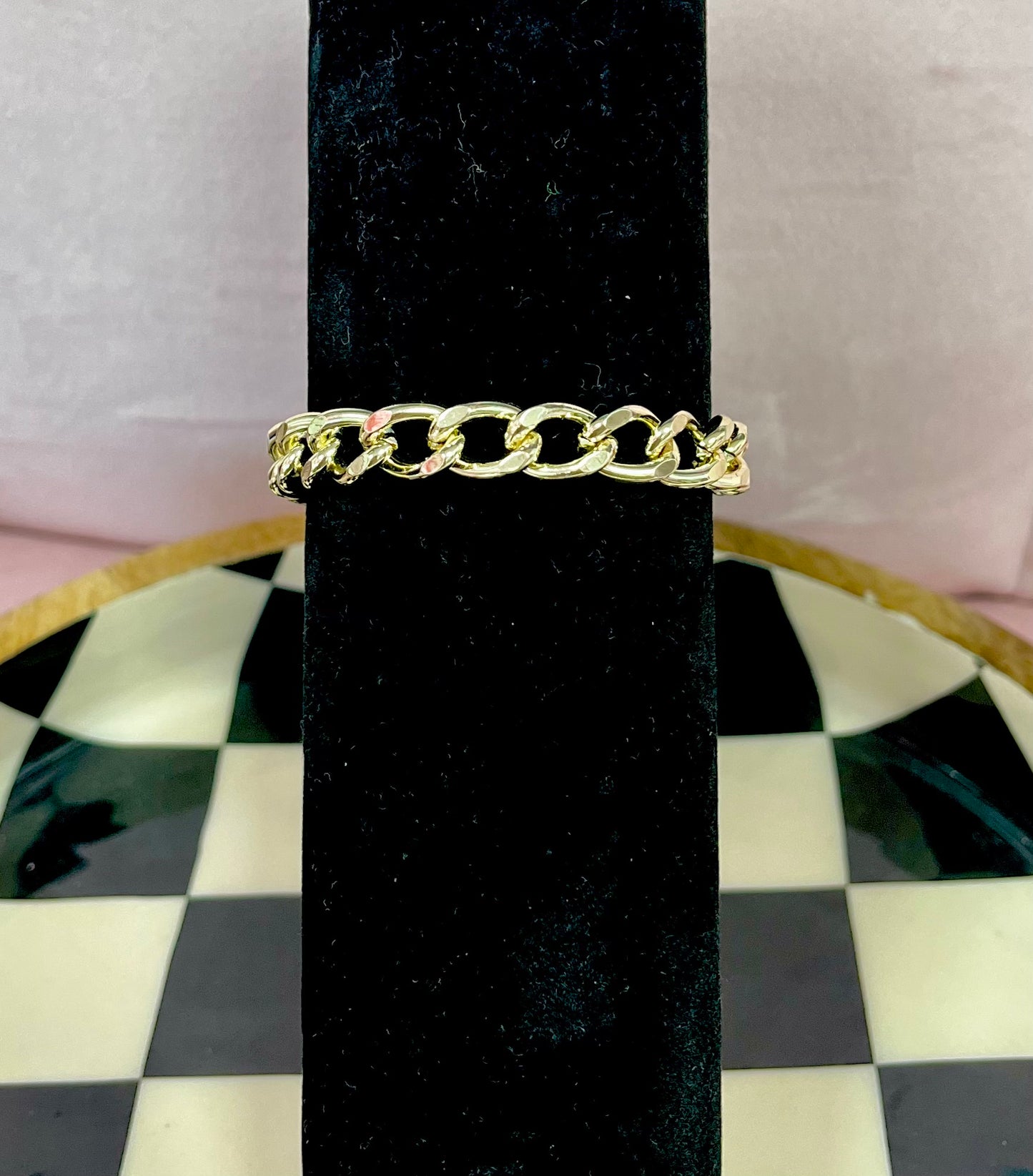 Gold Cuban Chain Magnetic Bracelet