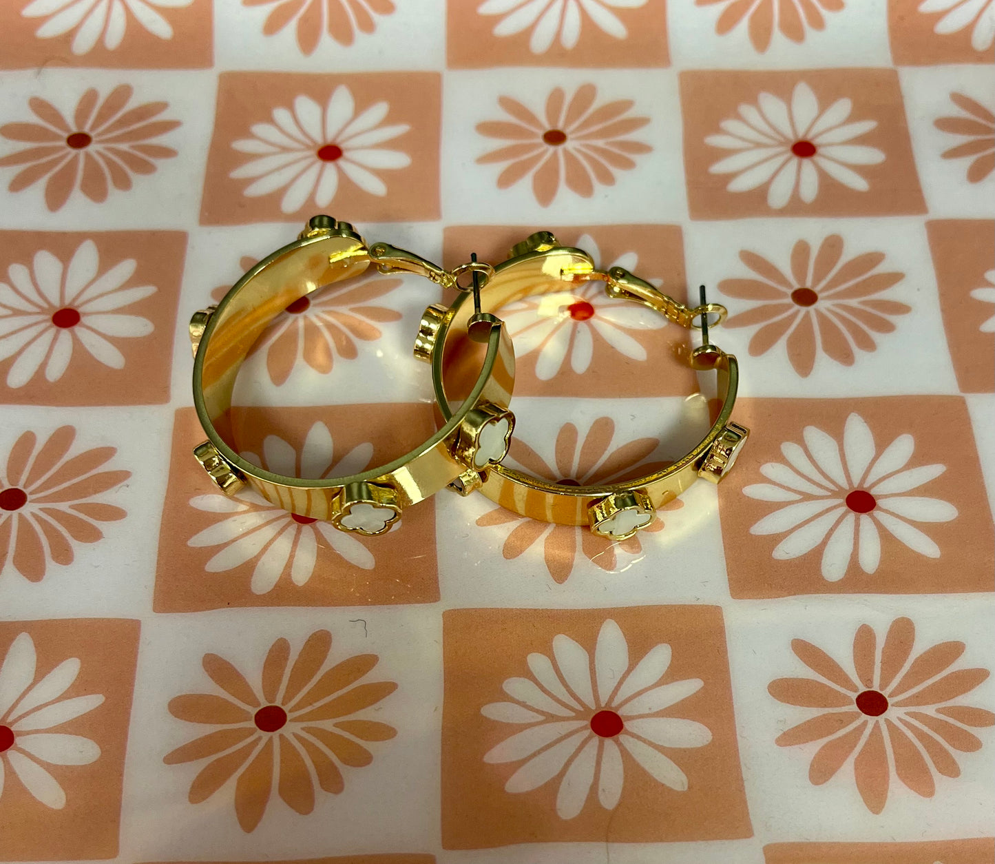 Clover Hoop Earrings FS