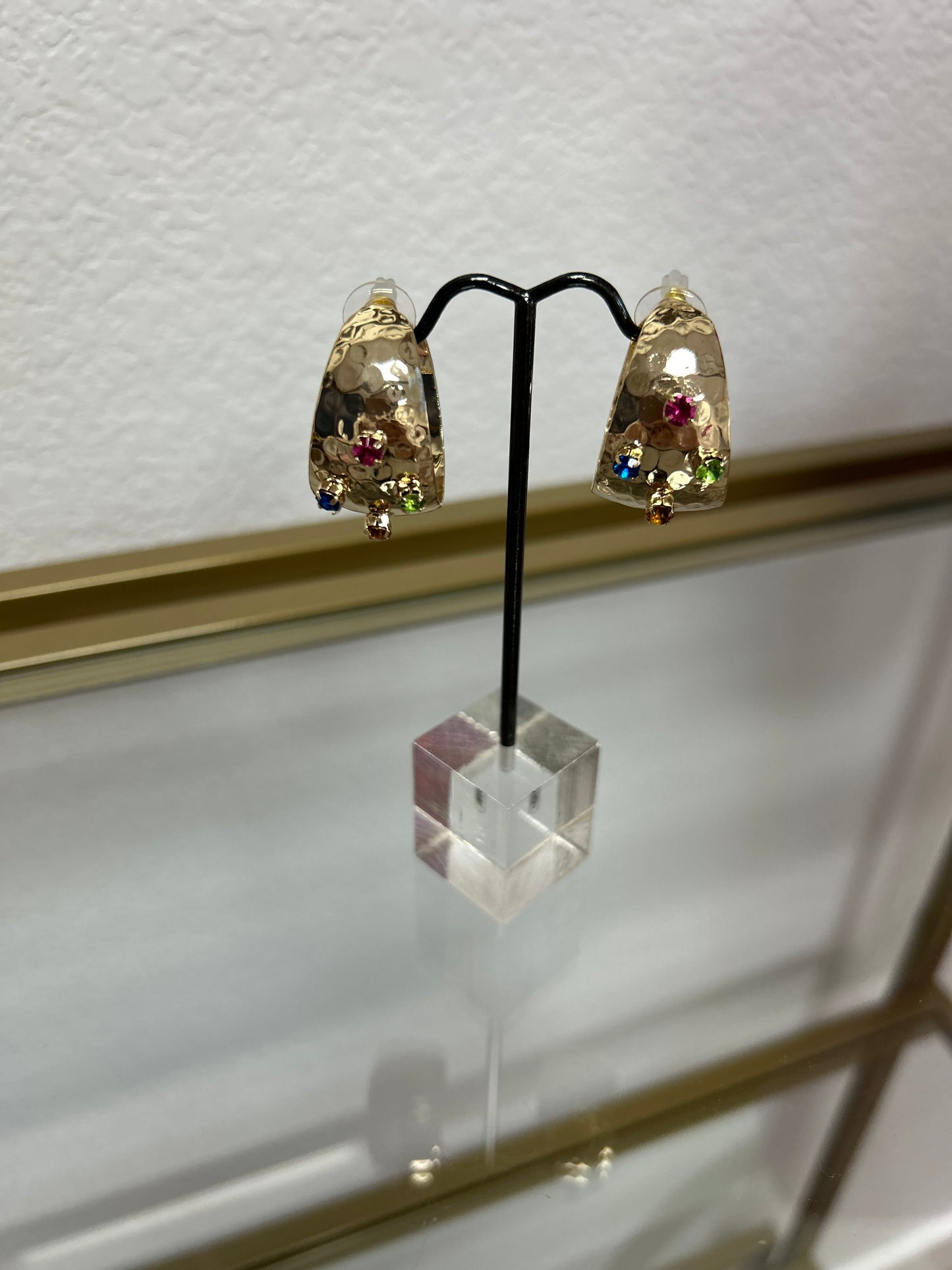 IP28 Colored Stone Medium Hoop