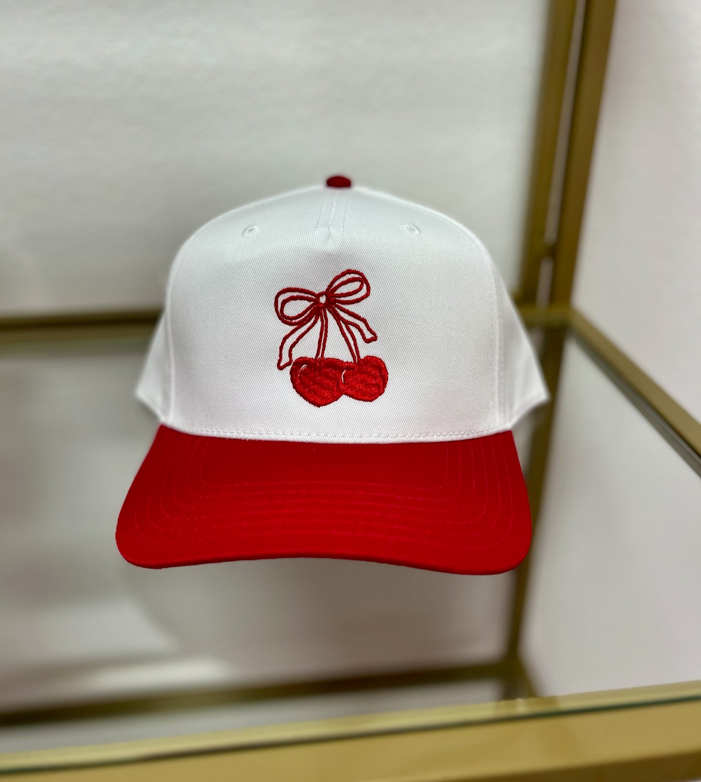 Bow Cherry Hat