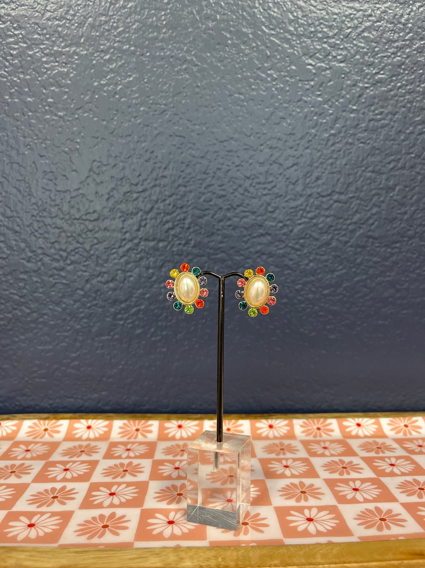 Colorful Pearl Earrings