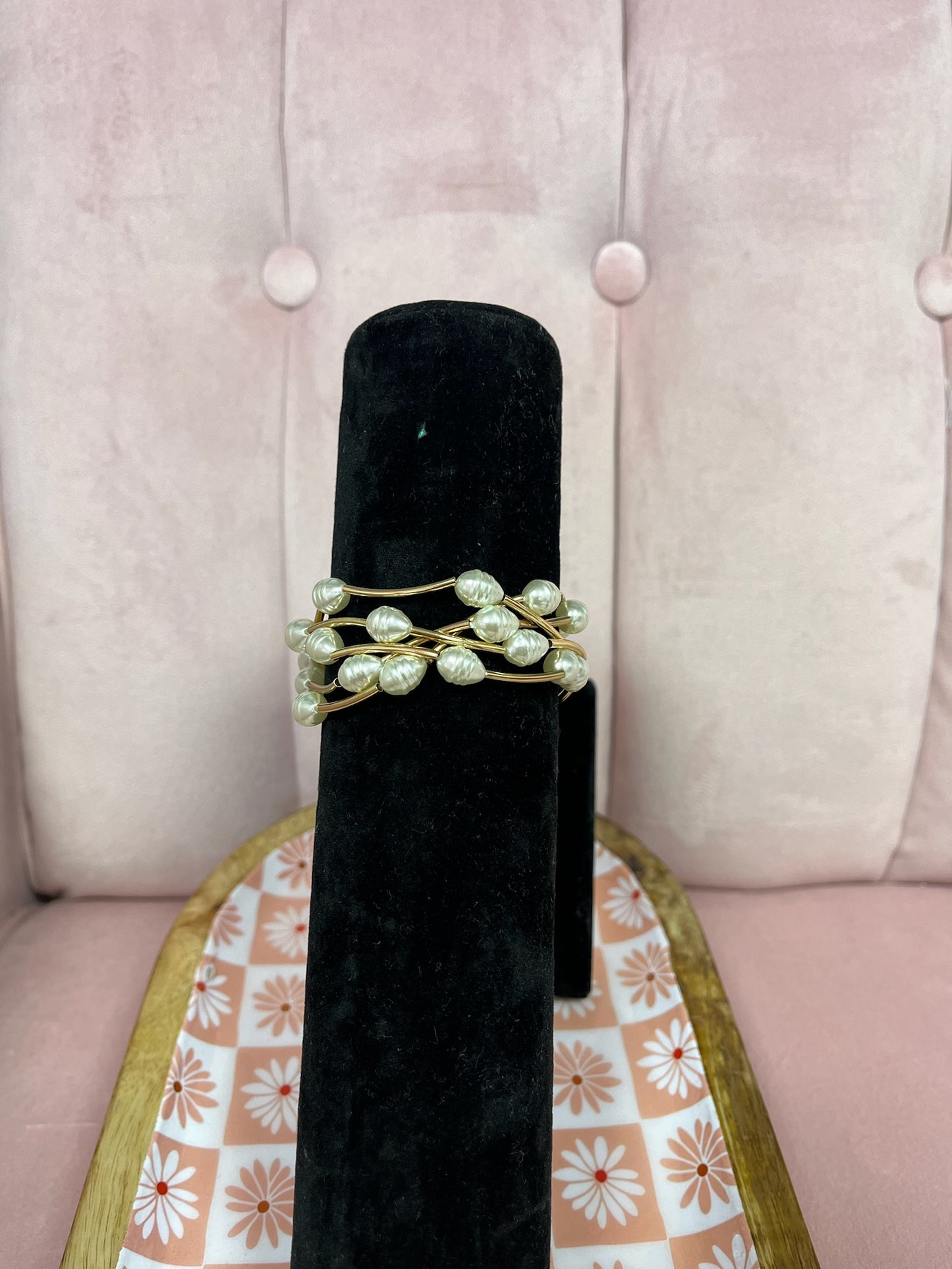 Set of 5 Freshwater Pearl Bracelet