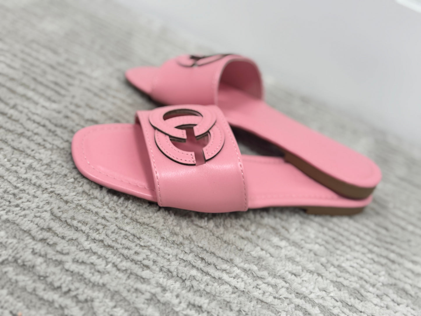 Pink Top Cut Out Sandal