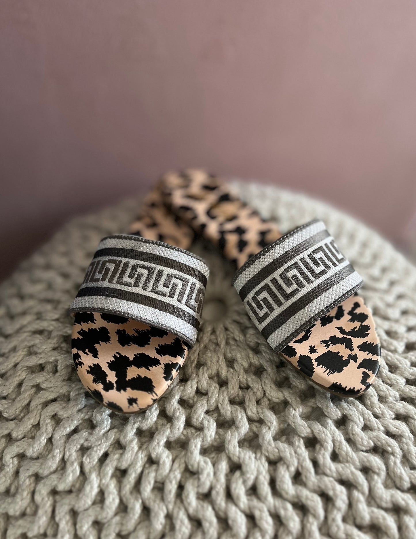 Tiara Sandal- Leopard