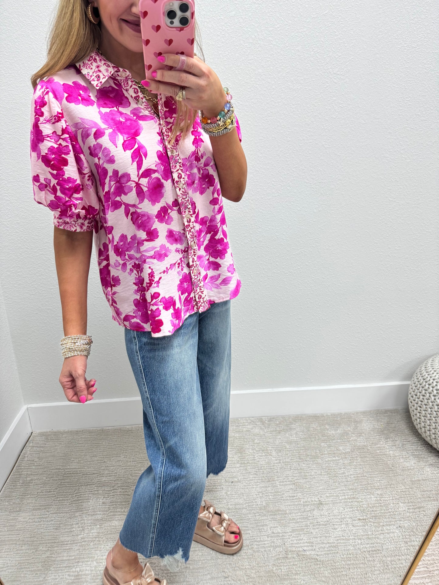 Judy Blue HW Rigid Magic Wide Leg Crop Jean FS