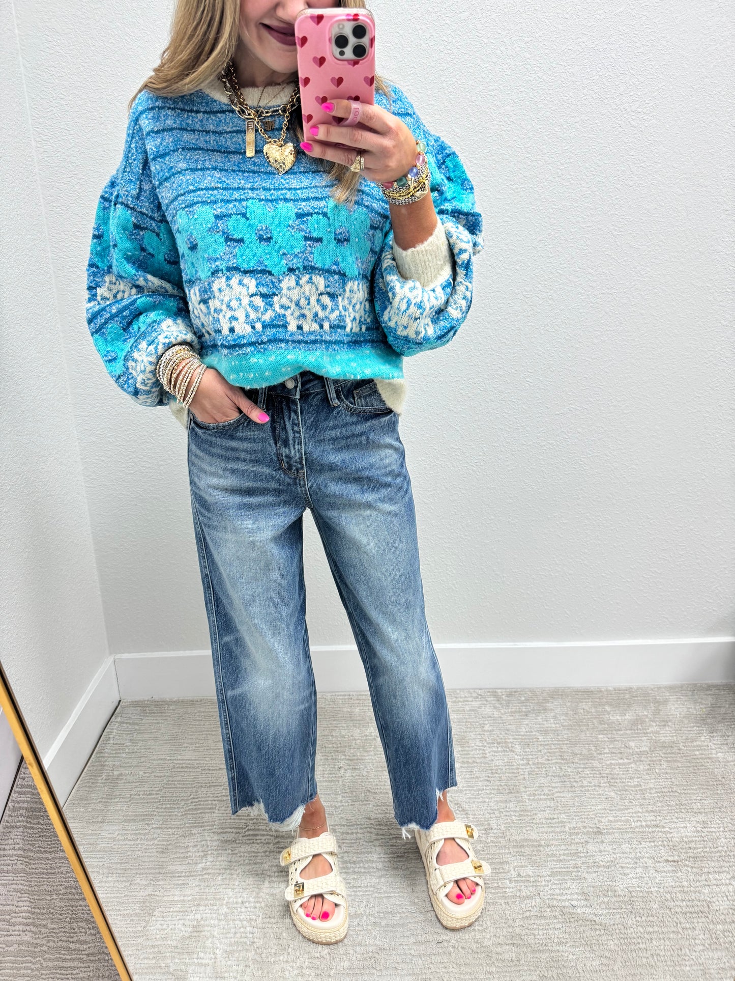 Judy Blue HW Rigid Magic Wide Leg Crop Jean FS