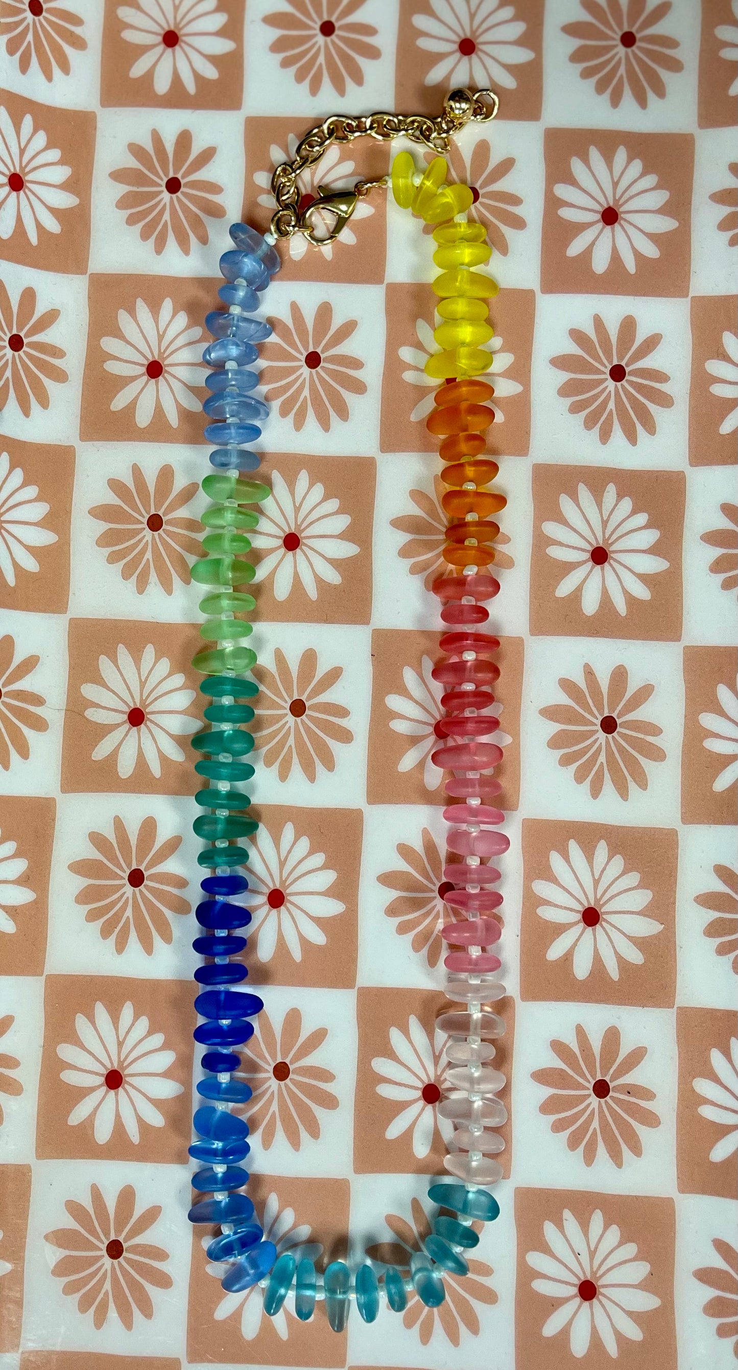 Multi Color Beaded Necklace