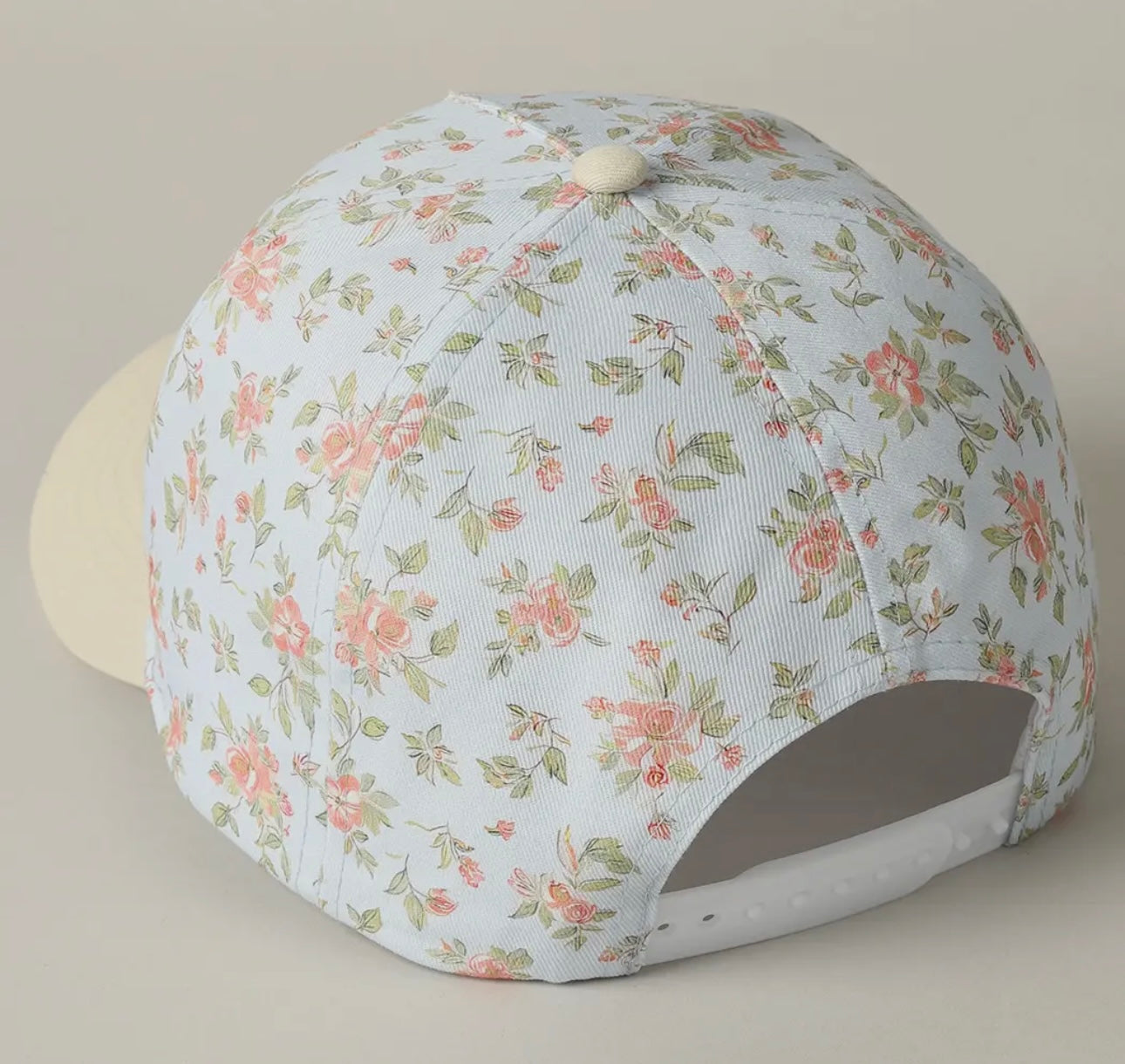 Blue Floral Mother Hat