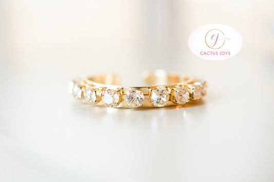 Luxe Crystal Cuff Bracelet (2 colors)