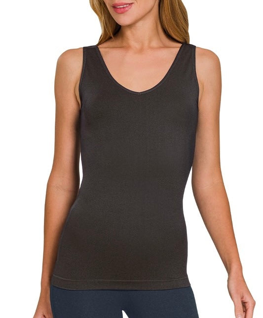Black 2 Way seamless tank