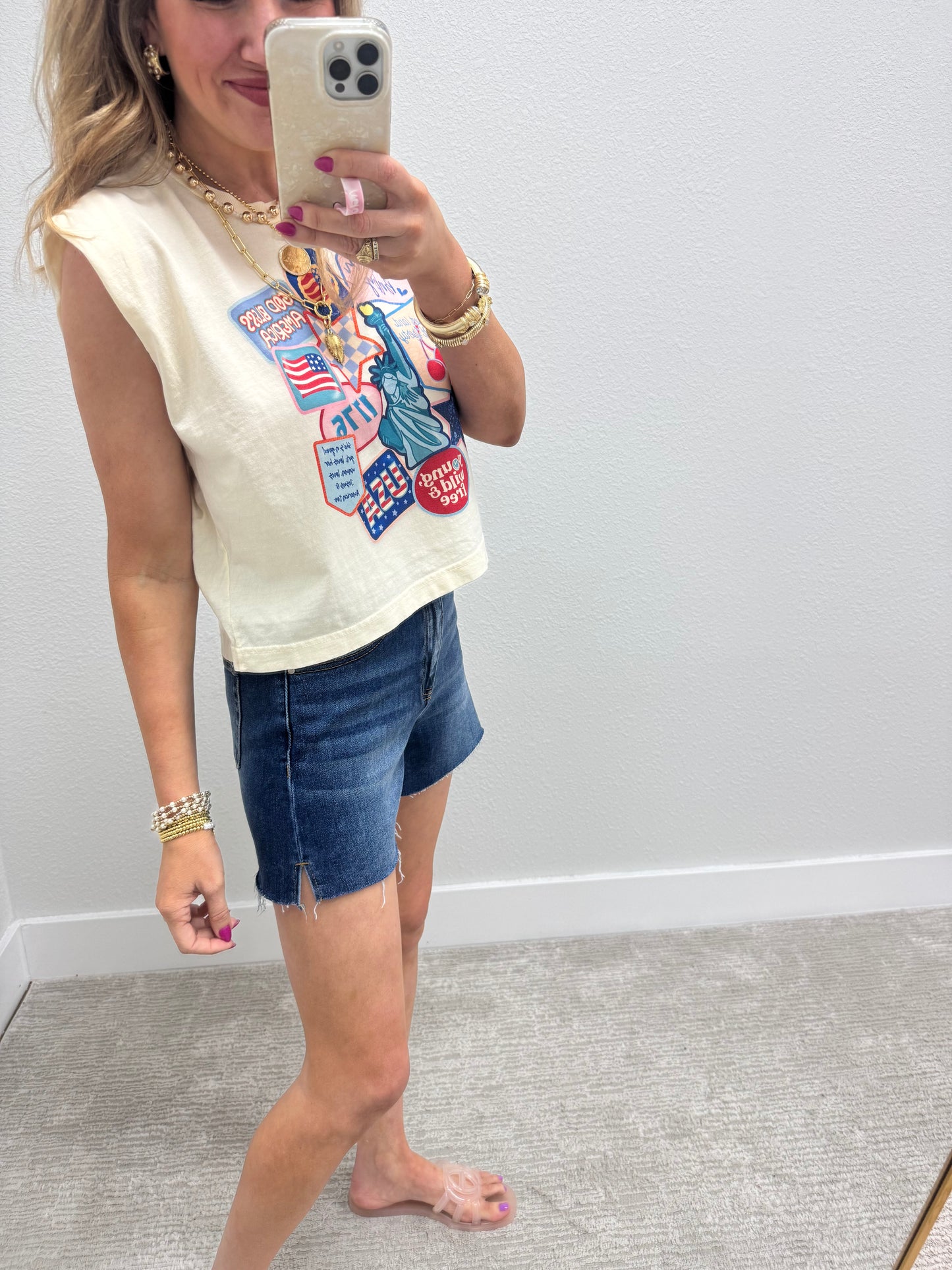 Patriotic Patch Muscle Tee
