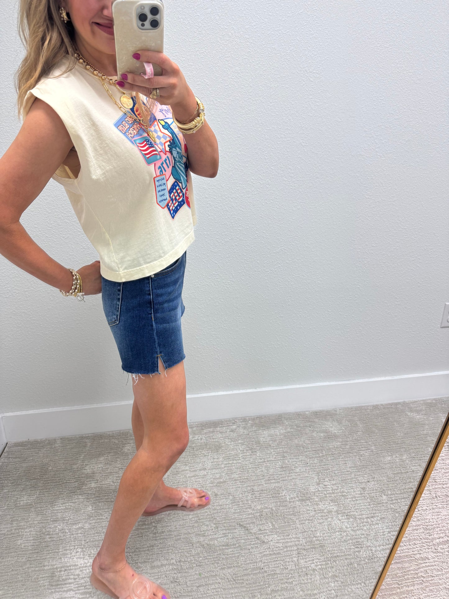 Patriotic Patch Muscle Tee