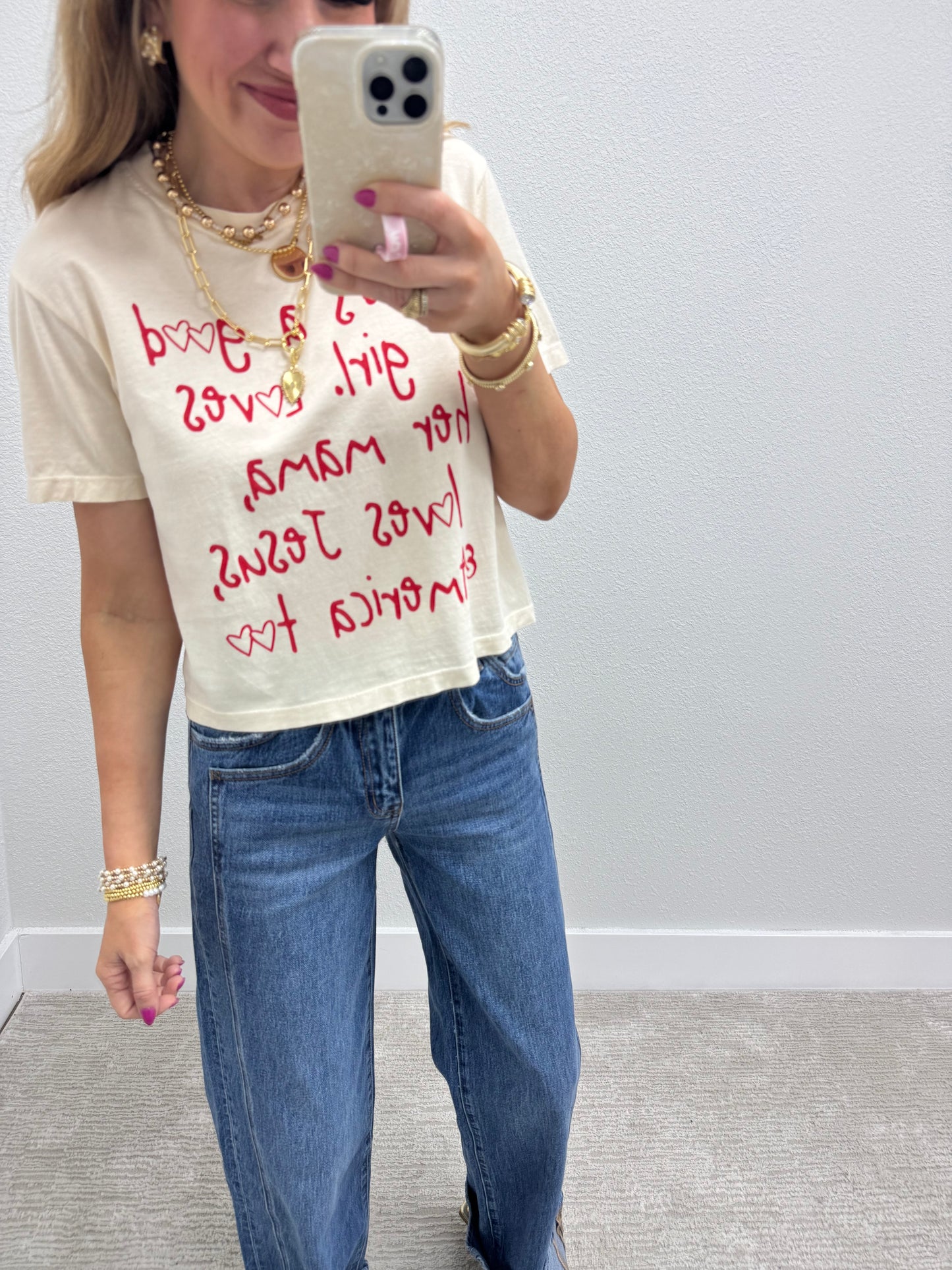 Comfort Colors She’s a Good Girl Crop Tee FS