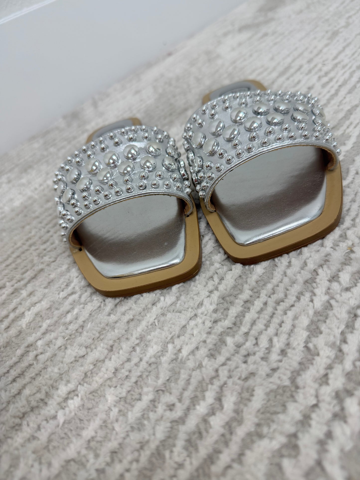 Gia Silver Sandal