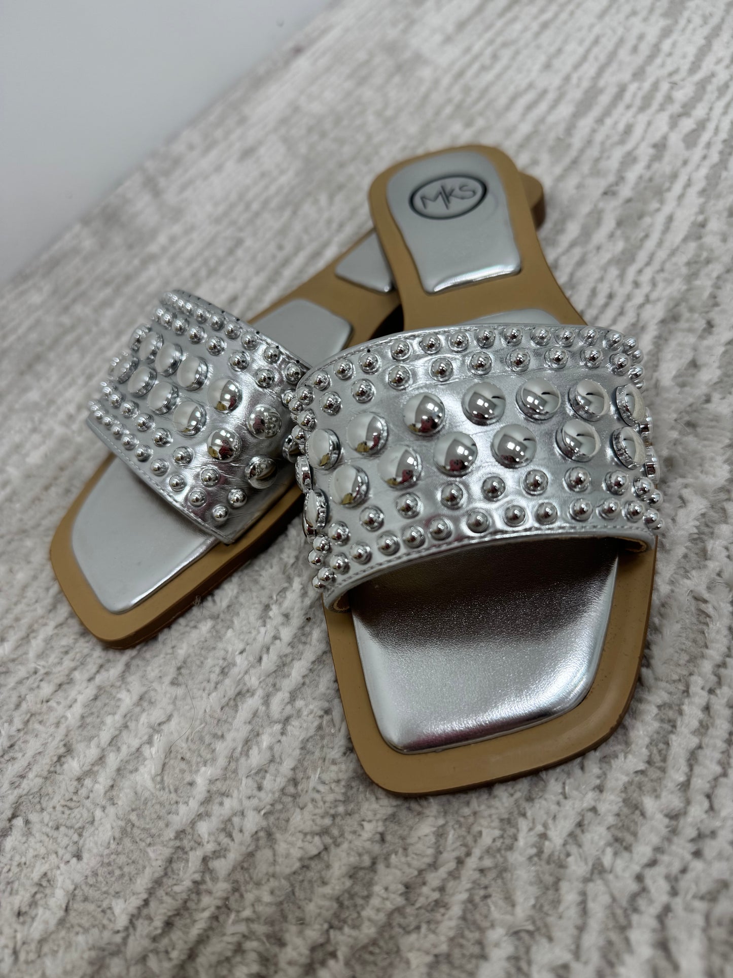 Gia Silver Sandal