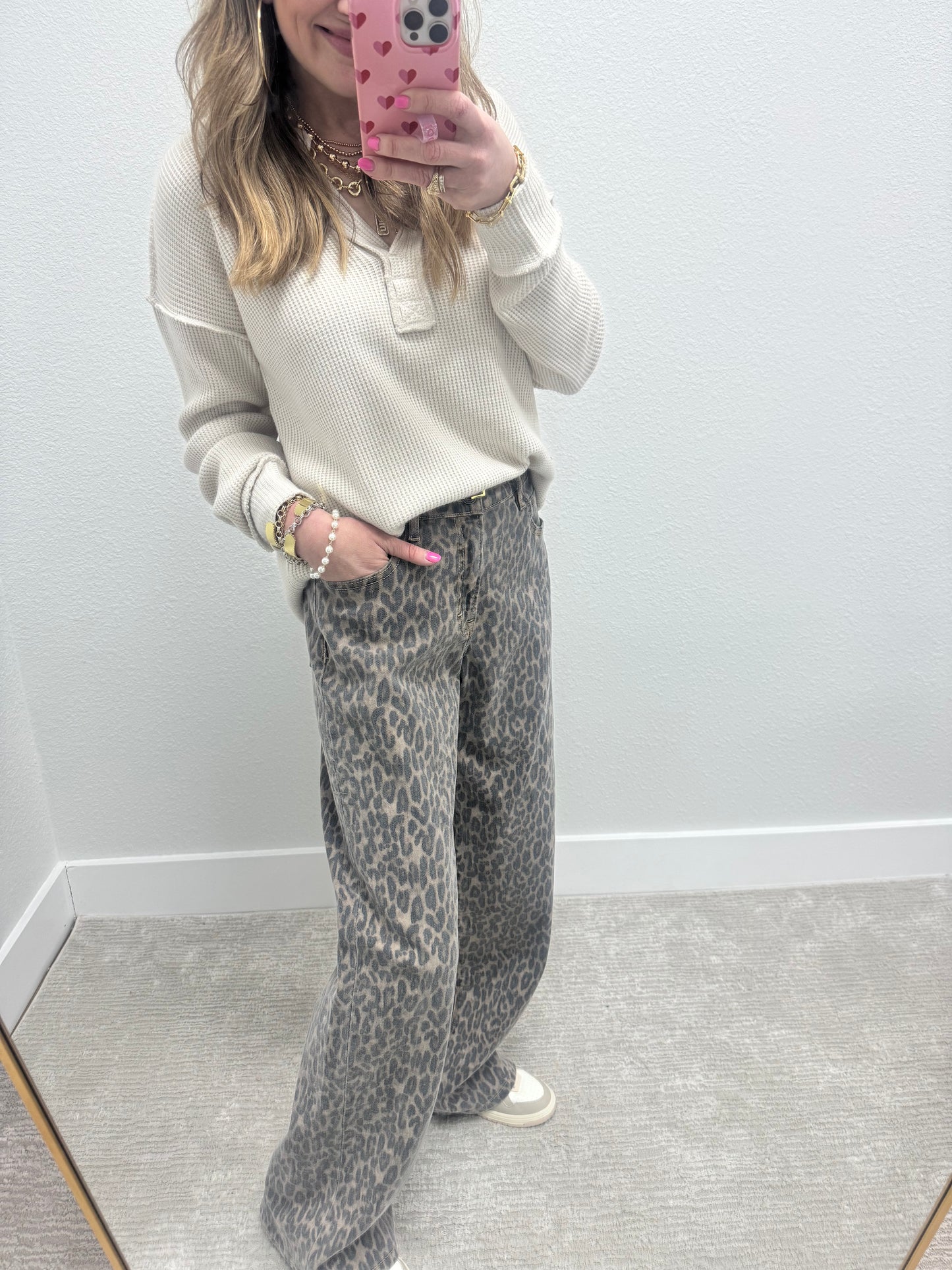 Sand Beige Collared Exposed Hem Long Sleeves FS