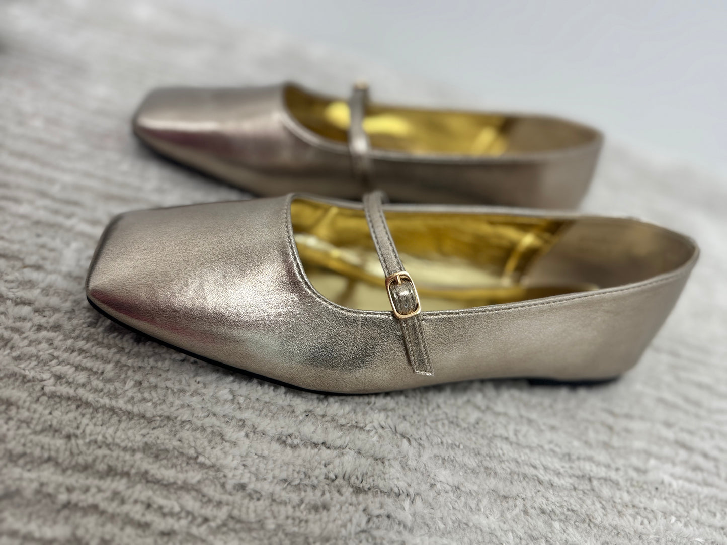 Gold Adele Flats FS