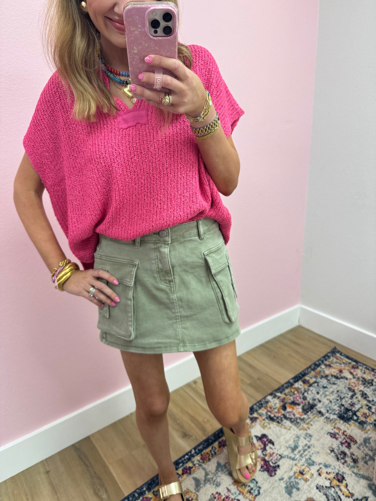 Risen Olive Cargo SKORT FS