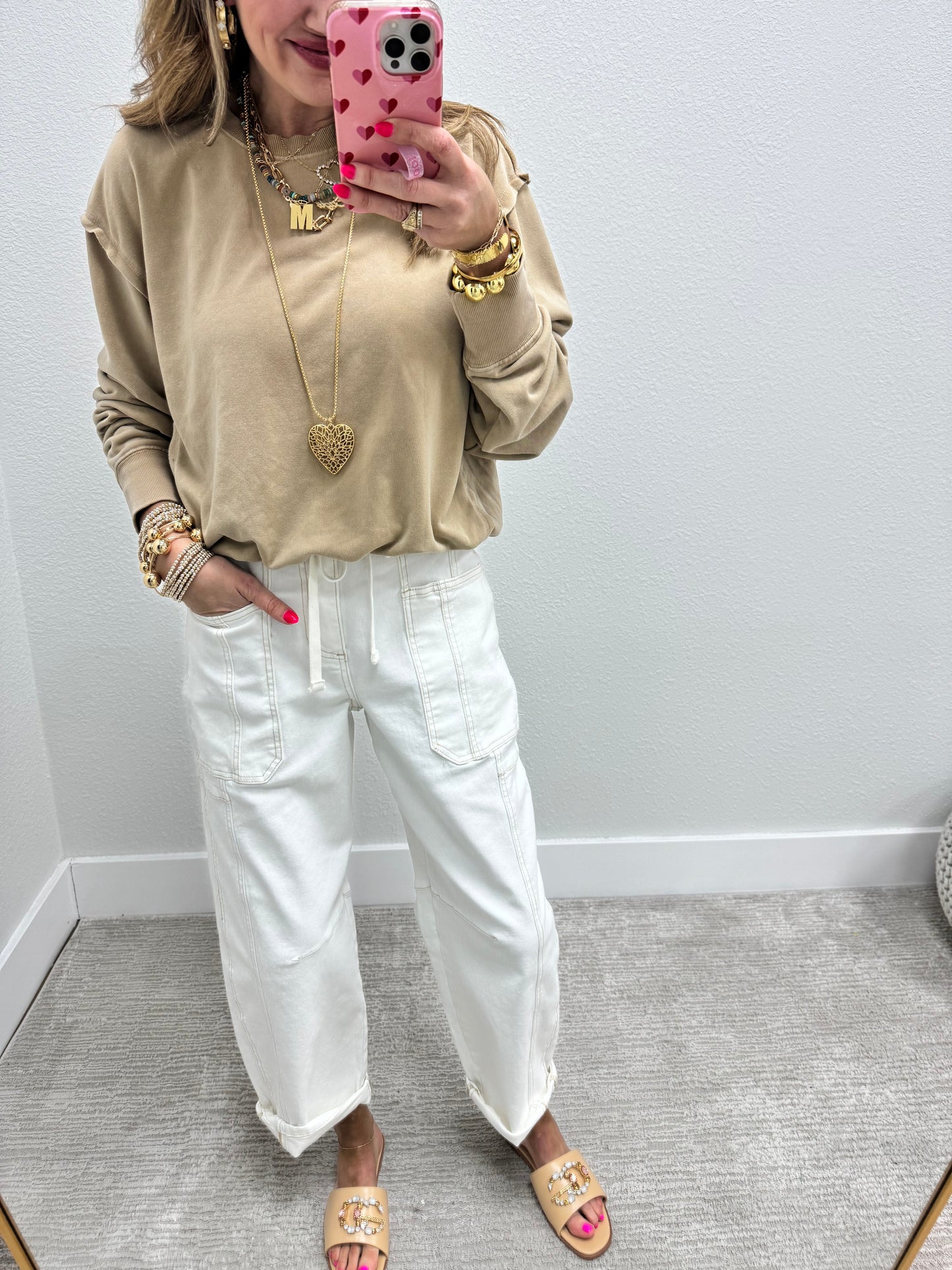 Nude Crystal Sandal FS