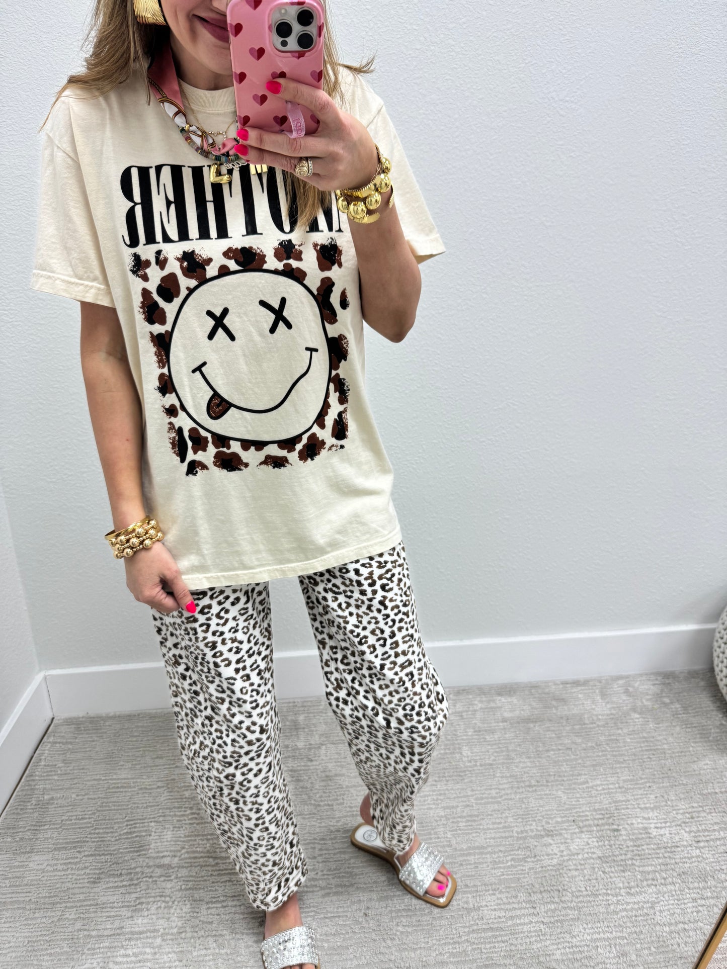 Mother Leopard Graphic Tee