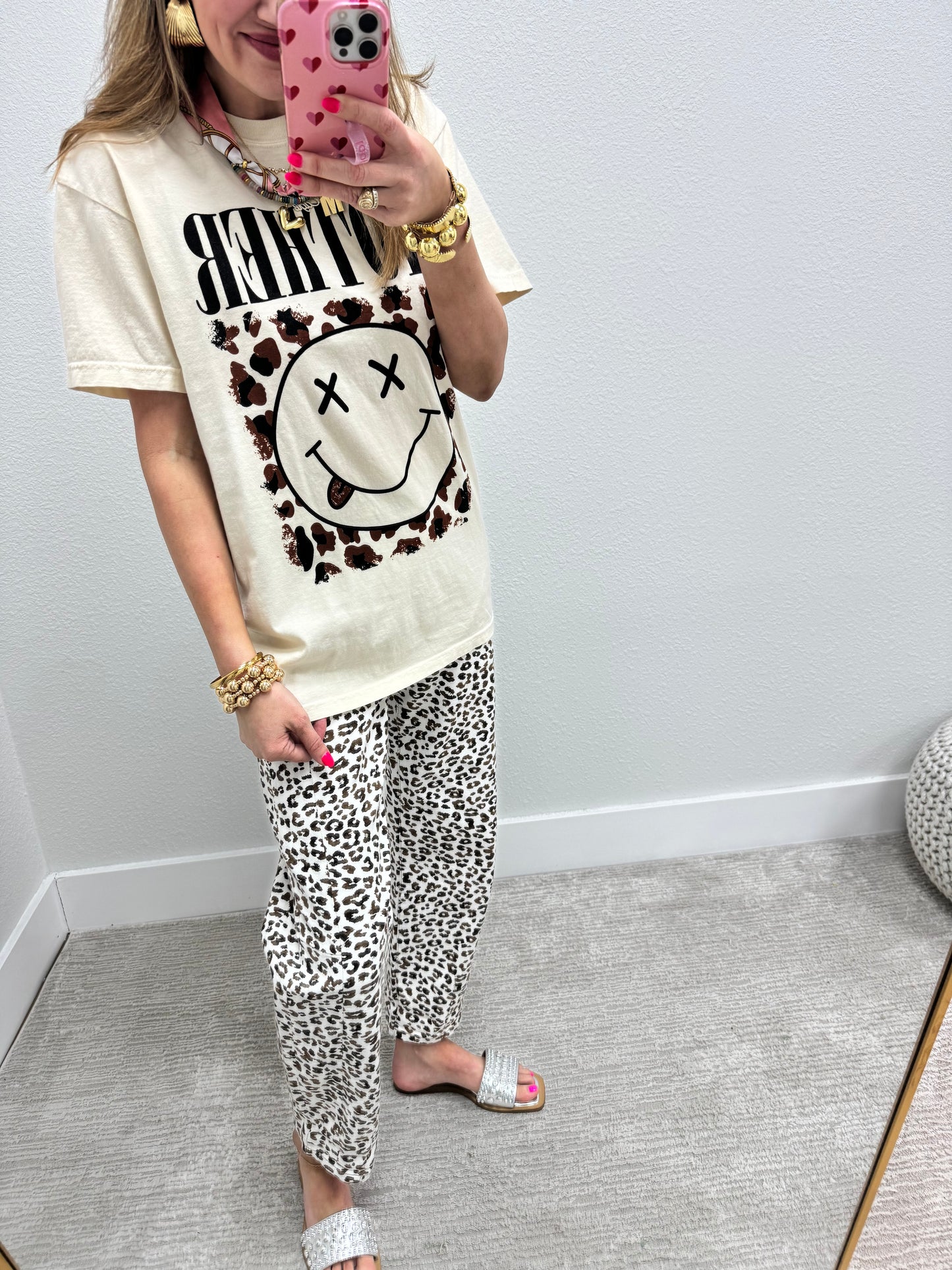 Mother Leopard Graphic Tee