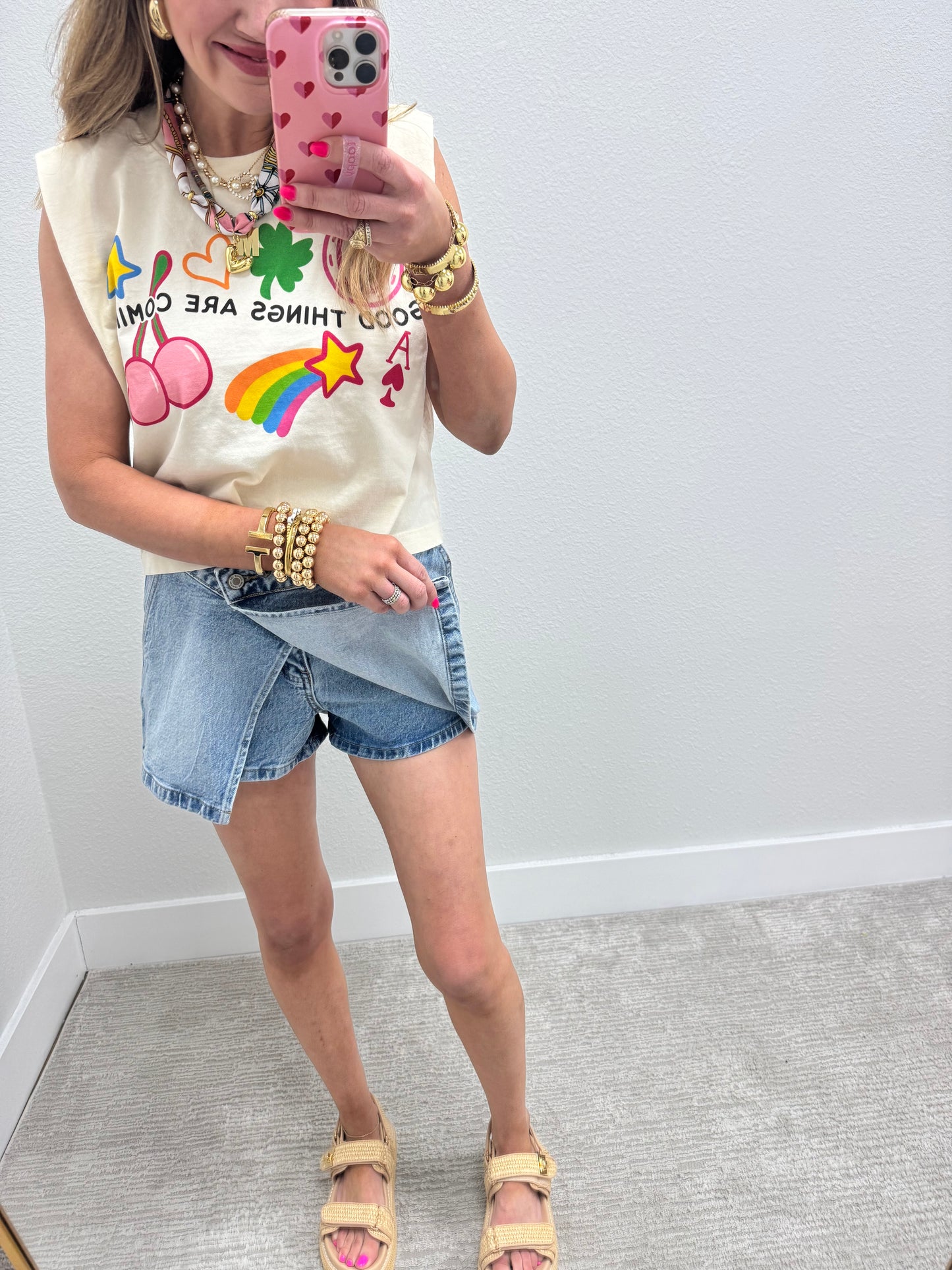 Kancan Denim Skort