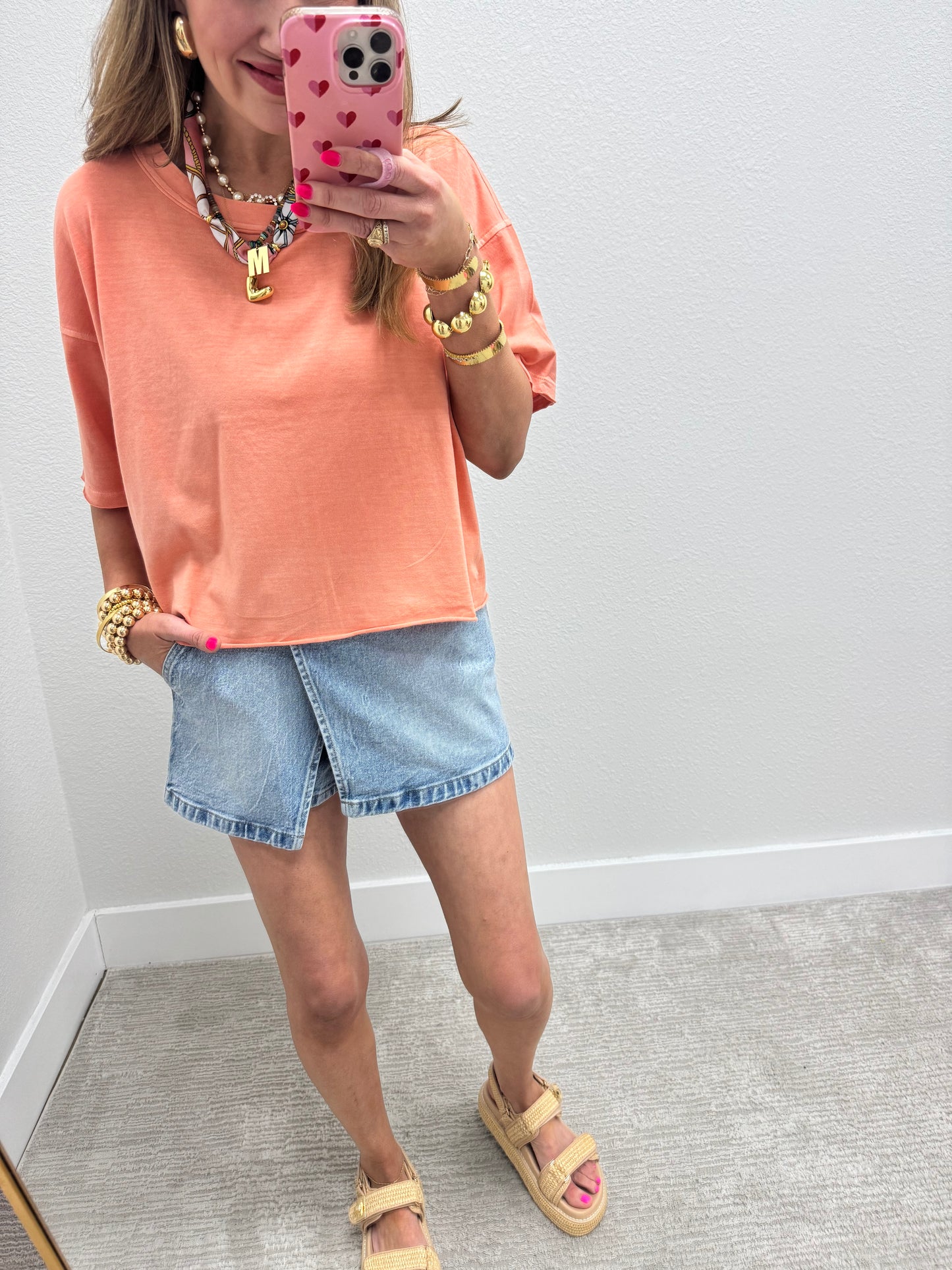 Kancan Denim Skort